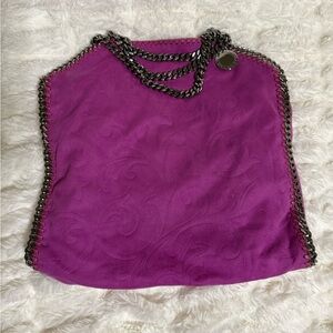 Vegetarian Suede 3-chain Falabella Tote NWOT